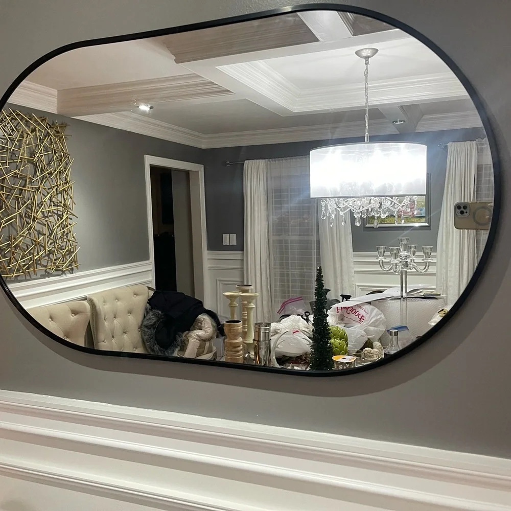Odes Black Pill Shape Mirror